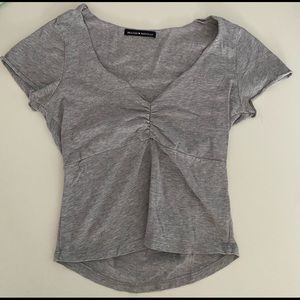 Grey brandy Melville Gina top